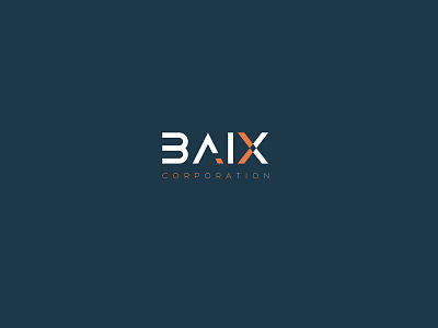 BAIX CORPORATION branding corporate branding corporation design identity logo typography