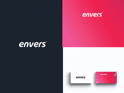 envers logo typography