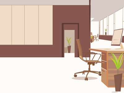 Office Desk Illustration design desk employee illustrations job office office desk