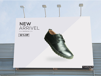 Leatherex Advertisement advertising advertisment billboard design design facebook ad shoe shoe design