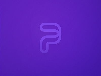P is for Prodelec 2018 letter logo p purple
