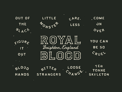 Royal Blood curves england letters music rock royal blood type uk