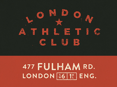 LAC address athletic brotesque club grotesque london typography