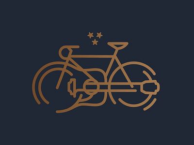 Nashville Cycling - WIP bike cycling guitar lines monoline nashville tite vector