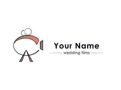 logo_wedding films affinitydesigner camera camera logo design film illustration logo logo design vector wedding
