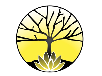 Tree logo flower logo tree