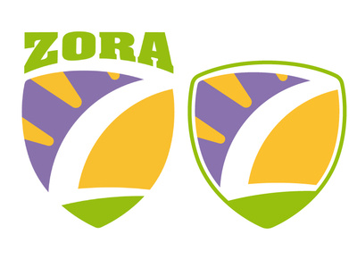 "Zora" ("dawn") sports club logo amblem club logo football logo identity branding logo icon soccer logo sports branding sports club sports logo sun logo