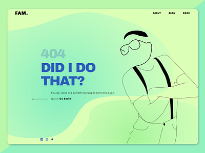 UI Challenge 008: 404 Page 404 page daily ui illustration