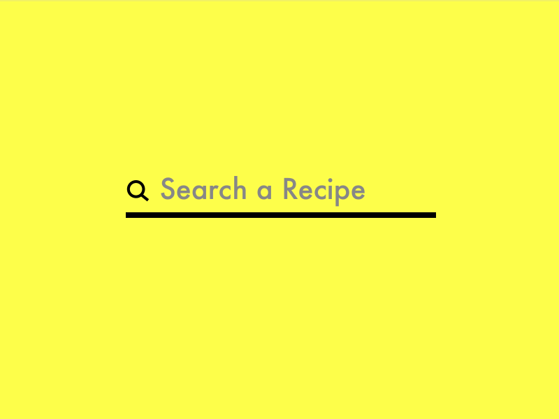 UI Challenge: 022 - Search 022 animation challenge daily ui recipe search bar