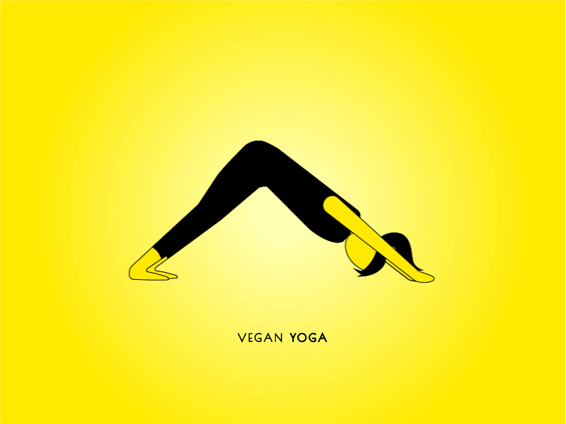 vegan. yoga.