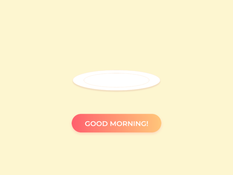 Good Morning! Have some pancakes :-) breakfast design html css illustration
