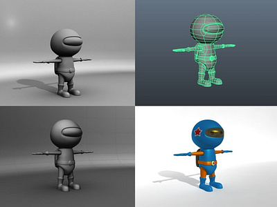 Spaceman 3D Render