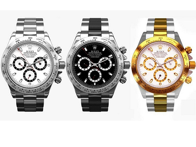 Rolex Watch 3D Design