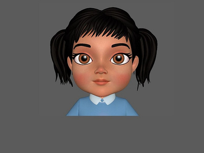 Girl 3D Model 3d character 3d modeling girl