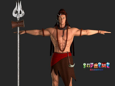 Lord Shiva 3D Model 3d moidel lord shiva