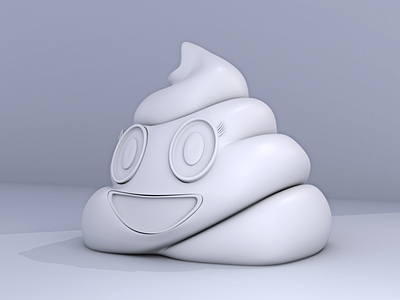 3D Poop Render 3d model 3d poop 3d render