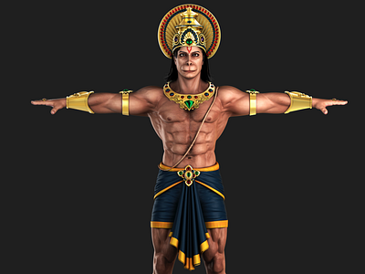 Lord Hanuman Render 3dhanuman 3dmodeling