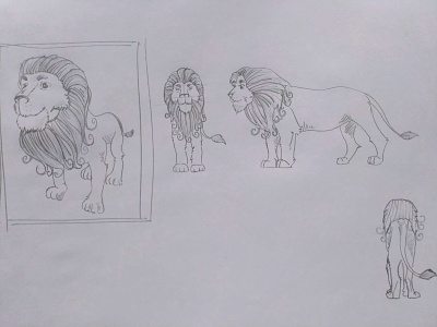 Lion Concept Sketch