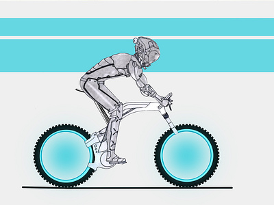 Cycle Rider Concept Sketch concept sketch cycleman sketch