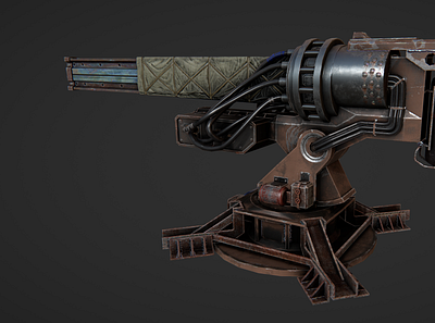 Game Gun 3D Model 3d gun 3d modeling product design