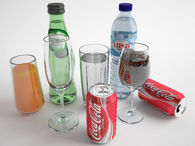 Soft Drink 3D Render 3d modeling product modeling