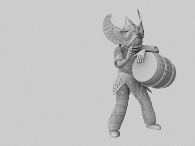 3D Drummer 3d character 3d drummer 3dmodeling