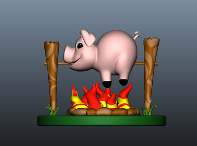 Hog 3D Print Model 3d art 3d printer hog 3d print