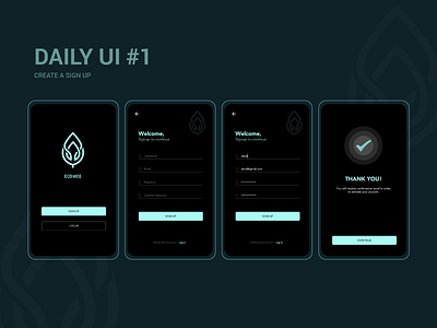 Daily UI #1: Sign up