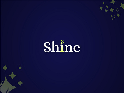 Shine Logo Deisgn wordmark logo