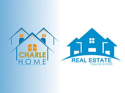 Real Estate logo cool logo logo logo design real estate app real estate logo ui vector