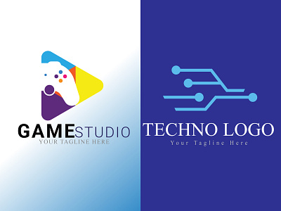 Game Logo & Technologise Logo cool logo game logo game logo technologise logo logo logo design technologise logo