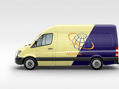 van branding services minimalist logo