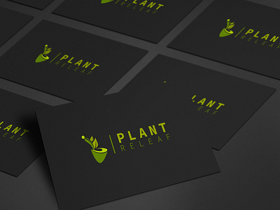 Plant Logo Show in Business Card