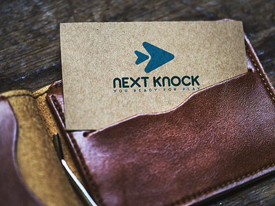 Next Knock Logo Show in Business Card