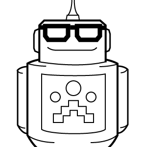 nerdbot robot vector