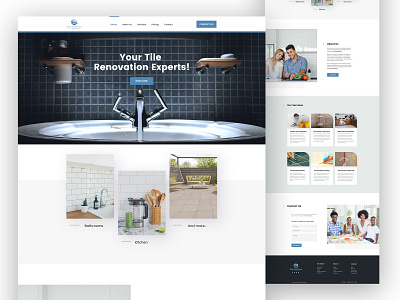 Tile Renovation Company Landing Page