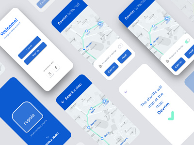 Smart shuttle • mobile ui dailyui design mobile sign up sketch ui uidesign