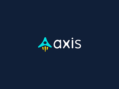 Logo challenge day #1 (Axis) branding dailylogochallenge day1 design logo logo design rocket rocketship