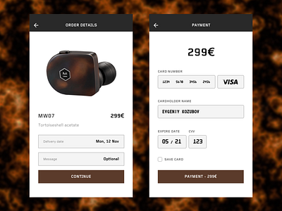 Daily UI #002 Payment