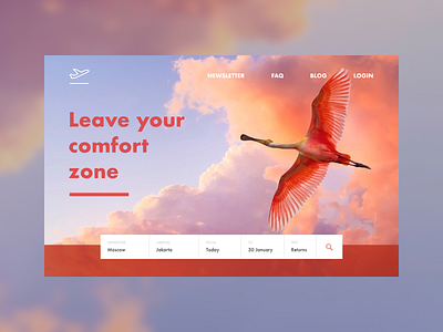 Daily UI #003 Landing page 2.0 airlines daily 100 daily 100 challenge design landing page ui