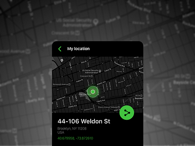 Daily UI #020 Location Tracker