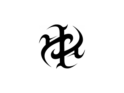 Ж — tribal single-letter logo