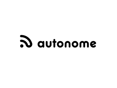 Autonome — logo branding design flat icon illustration logo typography vector