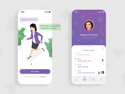 Time manager | Concept App app design figma illustration ui ux vector