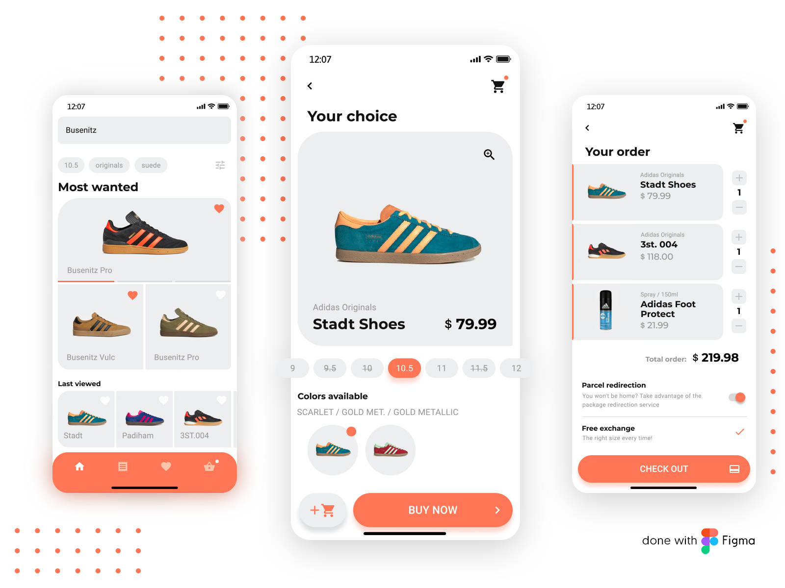 Sneakers Shop | Mobile App by Josh Domagalski on Dribbble