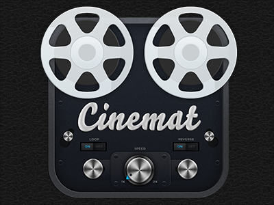 Cinemat App app icon logo