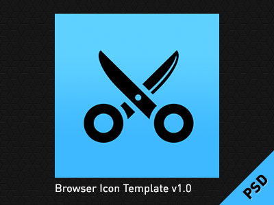 Browser Icon Template v1.0