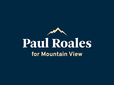 Paul Roales Campaign Logo branding campaign logo political campaign politics
