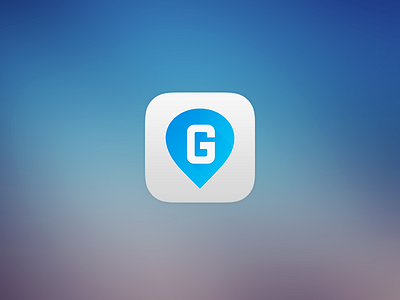 G icon app g icon industry ios7 location pin