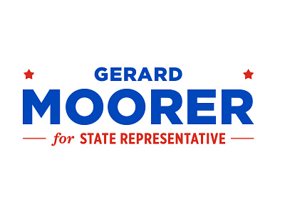 Gerard Moorer Campaign Logo #1 campaign camping logo politics